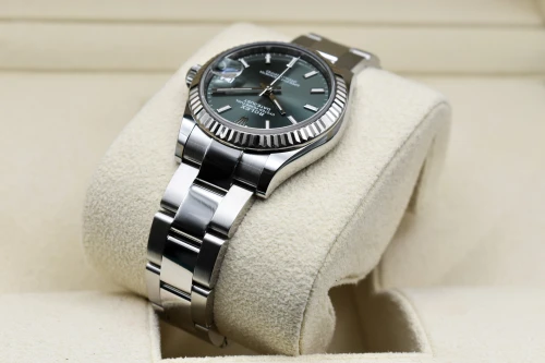 Rolex Datejust 31mm Midsize Stainless Steel Mint Green Watch 278274 | 2023 B&P