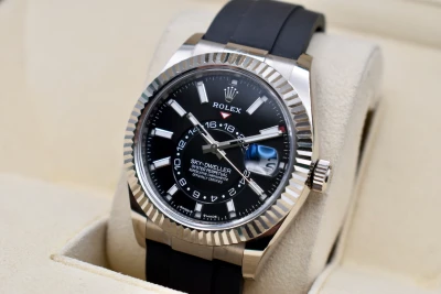 Rolex White Gold Skydweller Oysterflex Watch 336239 | 2023 Box & Papers