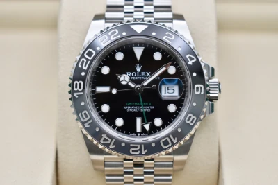Rolex GMT Master 2 'Bruce Wayne' Stainless Steel Watch 126710GRNR | 2024 Unworn