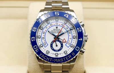 Rolex Yachtmaster ll Stainless Steel 42mm Watch 116680 | Box & Papers