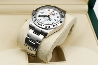 Rolex Explorer ll Polar White Stainless Steel Watch 226570 | 2022 Unworn