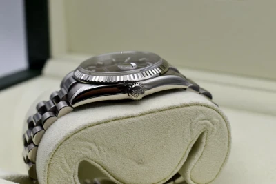 Rolex Day-Date White Gold Cherry Red Watch 118239 | Box & Papers