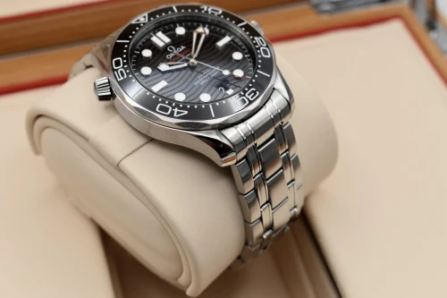 Omega Seamaster Stainless Steel Black Dial Watch 210.30.42.20.01.001 | 2026 Unworn