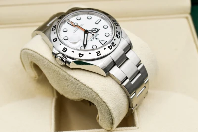 Rolex Explorer ll Polar White Stainless Steel Watch 226570 | 2022 Unworn
