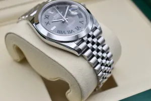 Rolex Datejust 41 Stainless Steel Wimbledon Watch 126300 | 2026 Unworn