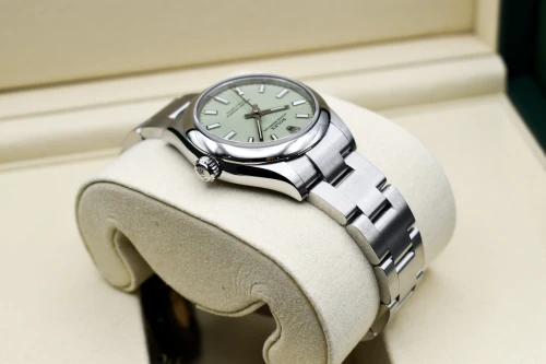 Rolex Oyster Perpetual Ladies Pistachio Stainless Steel Watch 277200 | 2026 Unworn