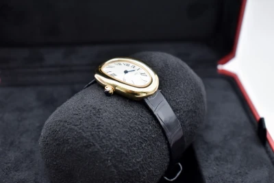 Cartier 18k Yellow Gold Baignoire Ladies Watch WGBA0042 | 2026 Unworn