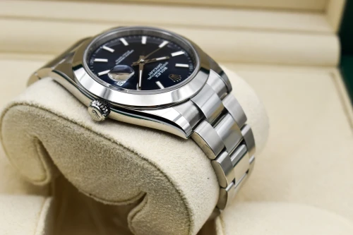 Rolex Datejust 41 Stainless Steel Blue Baton Watch 126300 | 2024 Unworn