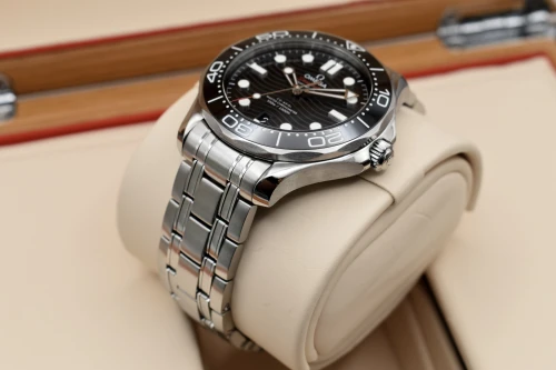Omega Seamaster Stainless Steel Black Dial Watch 210.30.42.20.01.001 | 2026 Unworn