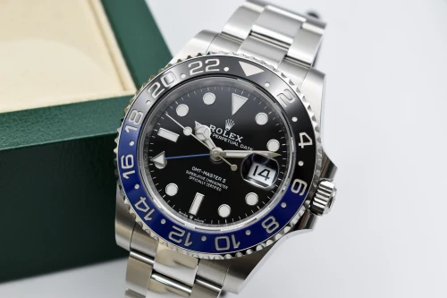 Rolex GMT Master 2 Stainless Steel Batman Watch 126710BLNR | 2022 B&P