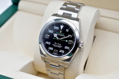 Rolex Air-King Bloodhound Stainless Steel Watch 116900 | 2020 Box & Papers