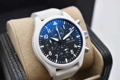 IWC Pilots Chronograph Lake Tahoe Watch IW389105 | 2023 Box & Papers