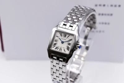 Cartier Santos Demoiselle Ladies 25mm Stainless Steel Watch 2698 | 2011 Papers