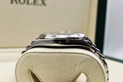Rolex Day-Date 40 White Gold Black Baton Watch 228239 | 2024 B&P