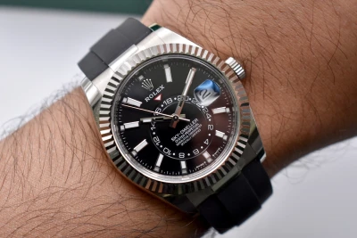 Rolex White Gold Skydweller Oysterflex Watch 336239 | 2023 Box & Papers