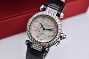 Cartier Pasha White Gold Diamond Set Watch WJ123221 | 2008 Box & Papera