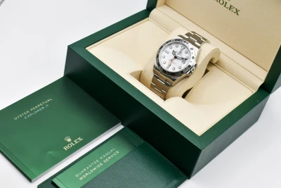 Rolex Explorer ll Polar White Stainless Steel Watch 226570 | 2022 Unworn