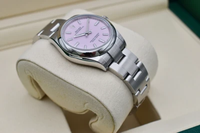 Rolex Oyster Perpetual Stainless Steel 31mm Candy Pink Watch 277200 | 2026