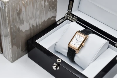 Jaeger LeCoultre Reverso Grand Reserve 8 Day Rose Gold Watch Q3012420