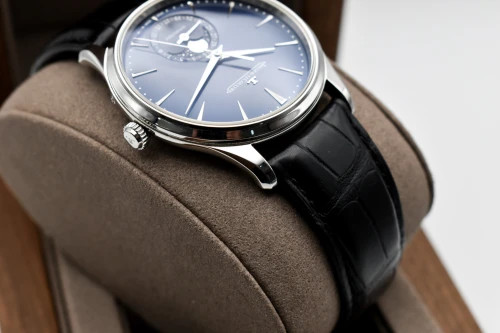 Jaeger LeCoultre Master Ultran Thin Moon Stainless Steel Blue Dial Watch Q1368480 | B&P