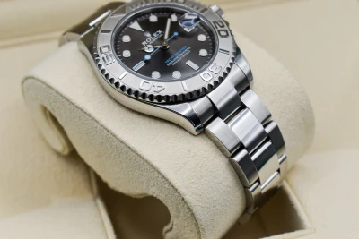 Rolex Yachtmaster 37 Stainless Steel Slate Dial Watch 268622 | 2020 B&P