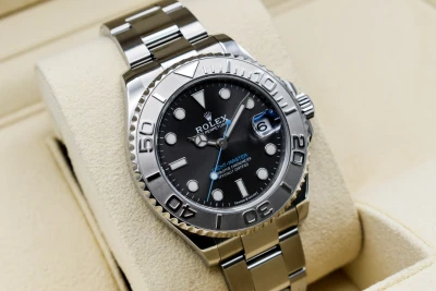 Rolex Yachtmaster 37 Stainless Steel Slate Dial Watch 268622 | 2020 B&P