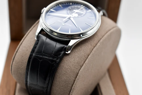 Jaeger LeCoultre Master Ultran Thin Moon Stainless Steel Blue Dial Watch Q1368480 | B&P