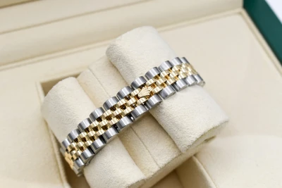 Rolex Lady Datejust 26mm Steel & 18ct Gold Champagne Diamond 179173 | B&P
