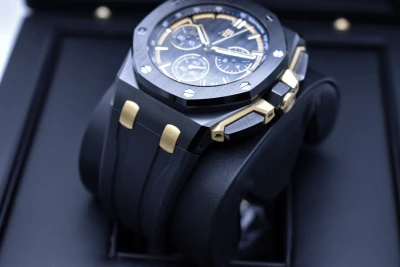 Audemars Piguet Royal Oak Offshore 18k Gold & Ceramic Watch 26420CE.OO.A127CR.01