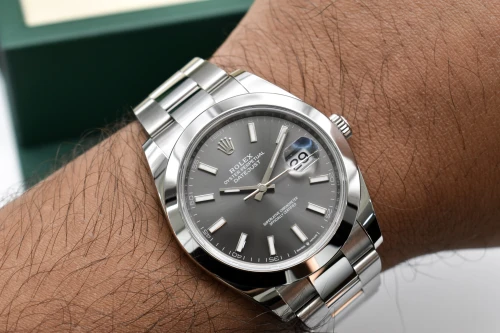 Rolex Datejust 41 Stainless Steel Rhodium Dial 126300 | 2026 Unworn