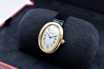 Cartier 18k Yellow Gold Baignoire Ladies Watch WGBA0042 | 2026 Unworn