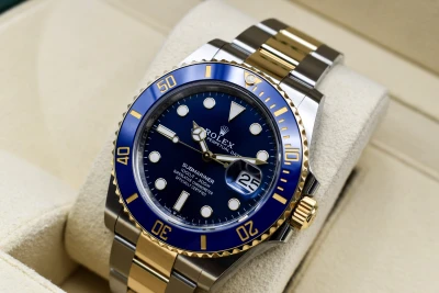 Rolex Submariner Stainless Steel & 18ct Gold Blue Dial Watch 126613LB | 2025