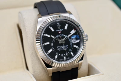 Rolex White Gold Skydweller Oysterflex Watch 336239 | 2023 Box & Papers