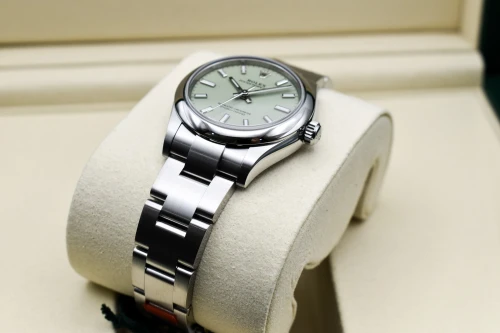 Rolex Oyster Perpetual Ladies Pistachio Stainless Steel Watch 277200 | 2026 Unworn