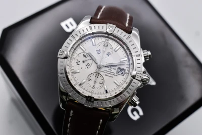 Breitling Chronomat Evolution Chronograph Stainless Steel A13356 | B&P