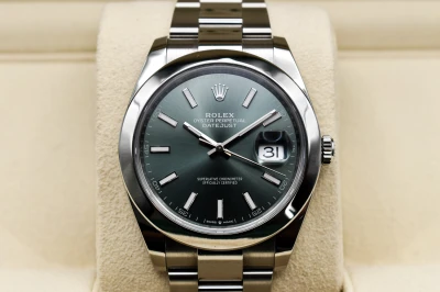 Rolex Datejust 41mm Stailess Steel Mint Green Watch 126300 | 2025 B&P