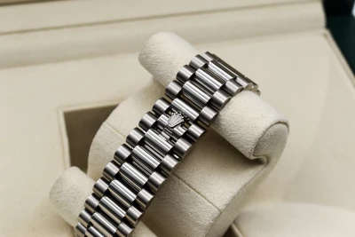 Rolex Day-Date 40 White Gold Black Baton Watch 228239 | 2024 B&P