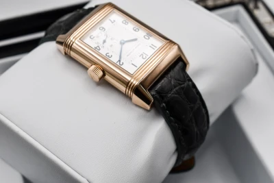 Jaeger LeCoultre Reverso Grand Reserve 8 Day Rose Gold Watch Q3012420