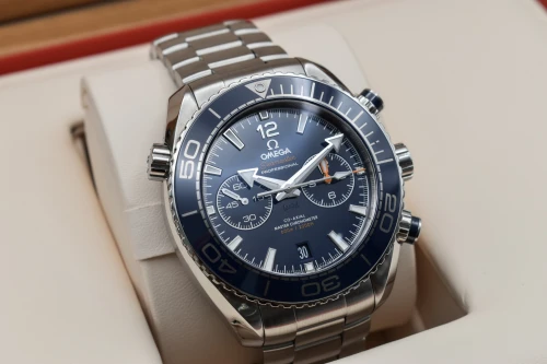 Omega Planet Ocean Chronograph Stainless Steel Watch 215.30.46.51.03.001 | 2023 B&P