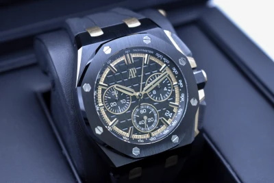 Audemars Piguet Royal Oak Offshore 18k Gold & Ceramic Watch 26420CE.OO.A127CR.01
