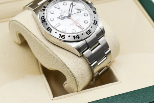 Rolex Explorer 2 Stainless Steel Polar White Dial Watch 226570 | 2026 Unworn
