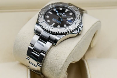 Rolex Yachtmaster 37 Stainless Steel Slate Dial Watch 268622 | 2020 B&P