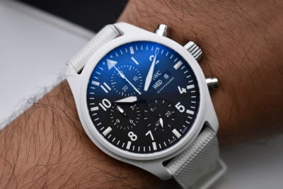IWC Pilots Chronograph Lake Tahoe Watch IW389105 | 2023 Box & Papers
