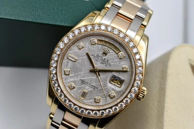 Rolex Day-Date Tridor 39mm Meteorite Dial 18948 | Box & Papers