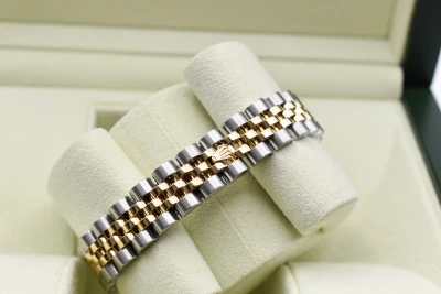 Rolex Datejust Lady Stainless Steel & 18k Champagne Dial Watch | Box & Papers