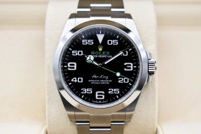 Rolex Air-King 40mm Stainless Steel Watch 126900 | 2023 Box & Papers