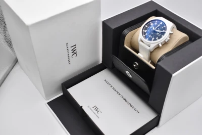 IWC Pilots Chronograph Lake Tahoe Watch IW389105 | 2023 Box & Papers