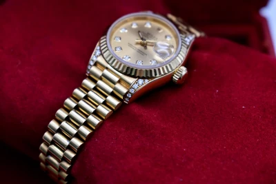 Rolex Datejust 26mm 18ct Gold Diamond Watch 69238 | 1995 Box & Papers