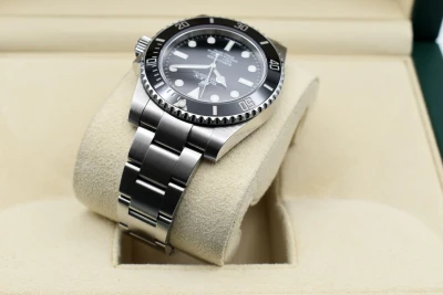 Rolex Submariner Stainless Steel Black Dial Watch 114060 | 2017 Box & Papers