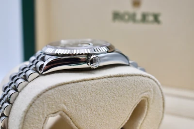 Rolex Datejust 36 Steel & 18k White Gold Mint Green Dial Watch 126234 | 2022